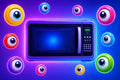 The Glowing Microwave